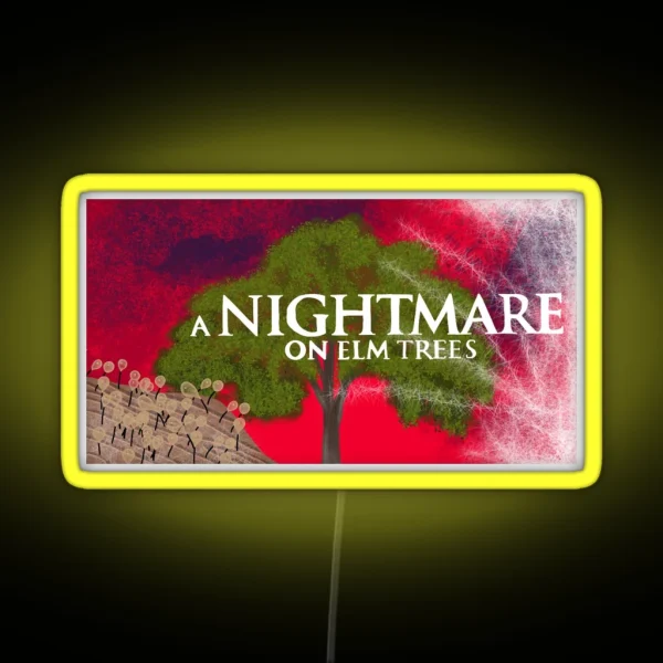 Nightmare On Elm Trees RGB Neon Sign