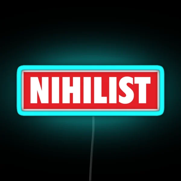 Nihilist RGB Neon Sign