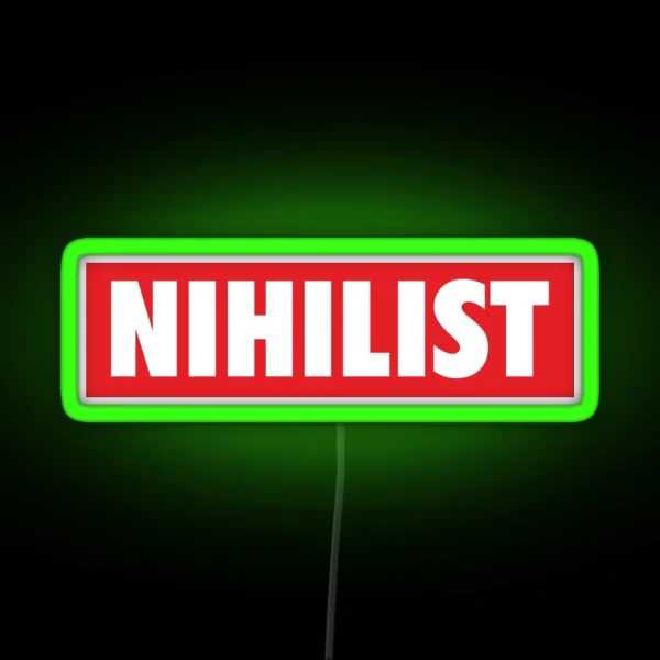 Nihilist RGB Neon Sign