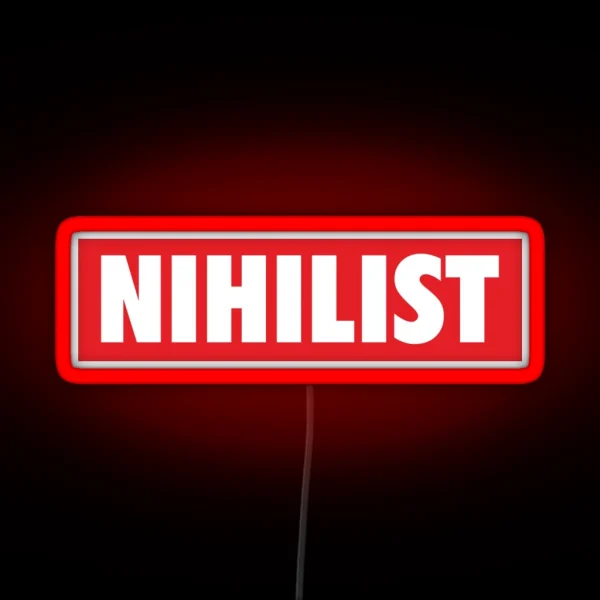 Nihilist RGB Neon Sign