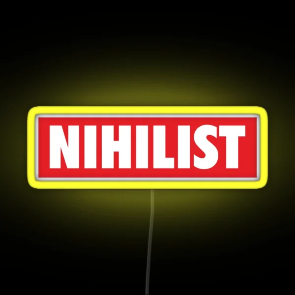 Nihilist RGB Neon Sign