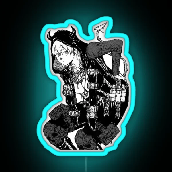 Nikaido Devil Design RGB Neon Sign