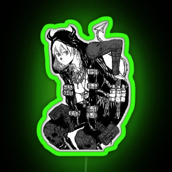 Nikaido Devil Design RGB Neon Sign