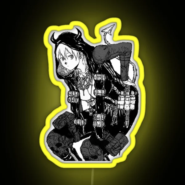 Nikaido Devil Design RGB Neon Sign
