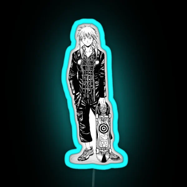 Nikaido Skate Design V2 RGB Neon Sign