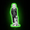 Nikaido Skate Design V2 RGB Neon Sign Green