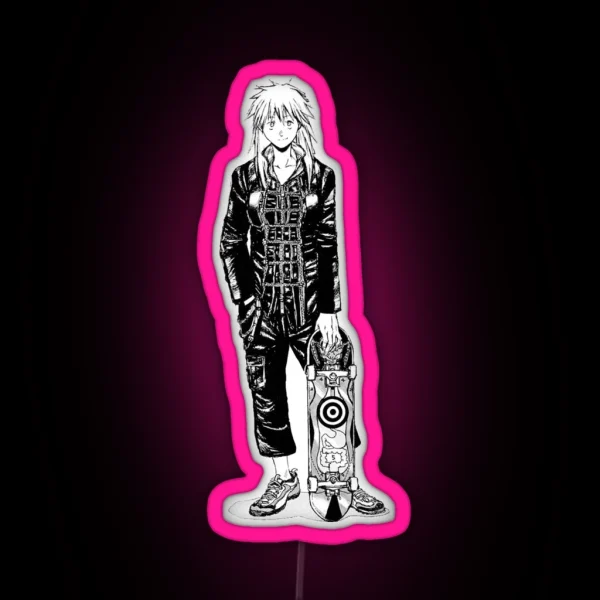 Nikaido Skate Design V2 RGB Neon Sign