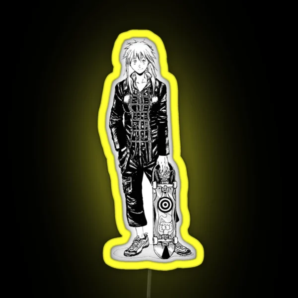 Nikaido Skate Design V2 RGB Neon Sign