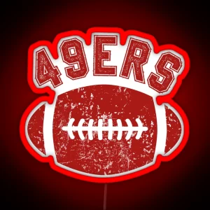 Niners Football RGB Neon Sign