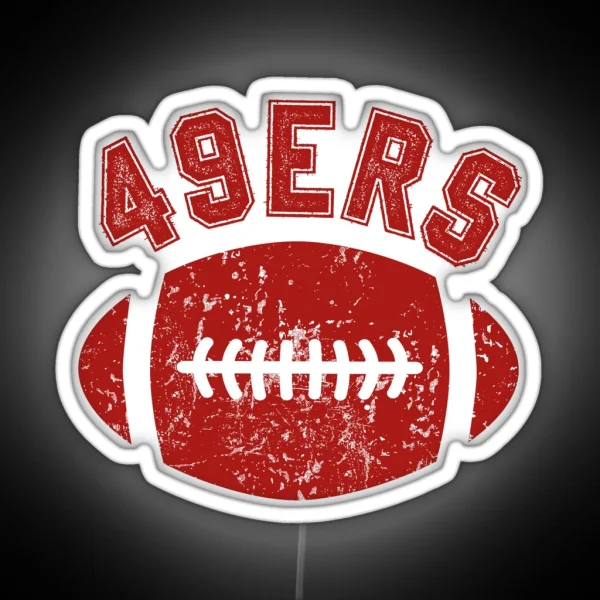 Niners Football RGB Neon Sign