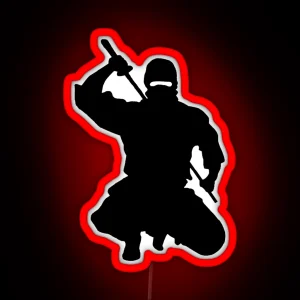 NINJA ATTACK RGB Neon Sign