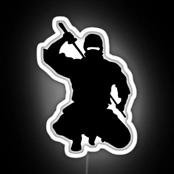 NINJA ATTACK RGB Neon Sign
