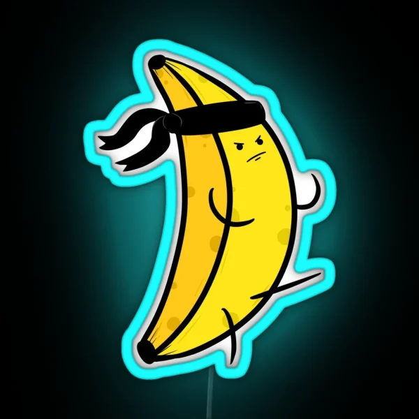 Ninja Banana RGB Neon Sign