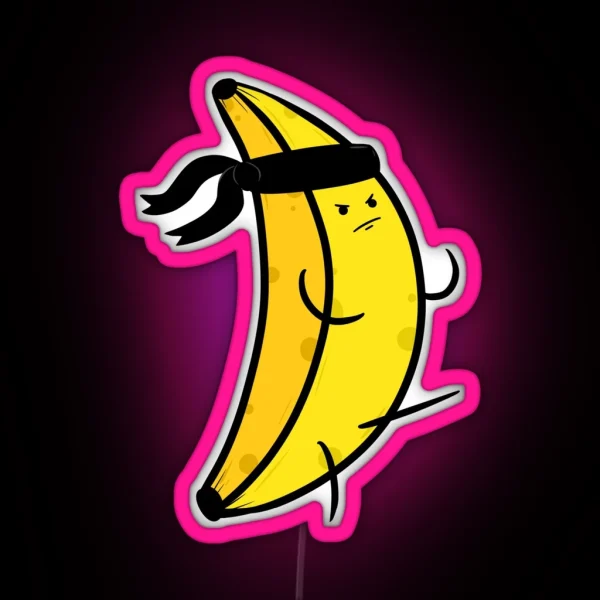 Ninja Banana RGB Neon Sign