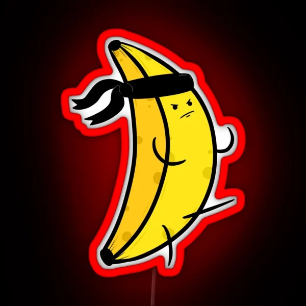 Ninja Banana RGB Neon Sign
