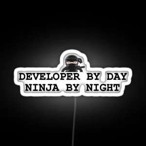 Ninja Developer RGB Neon Sign