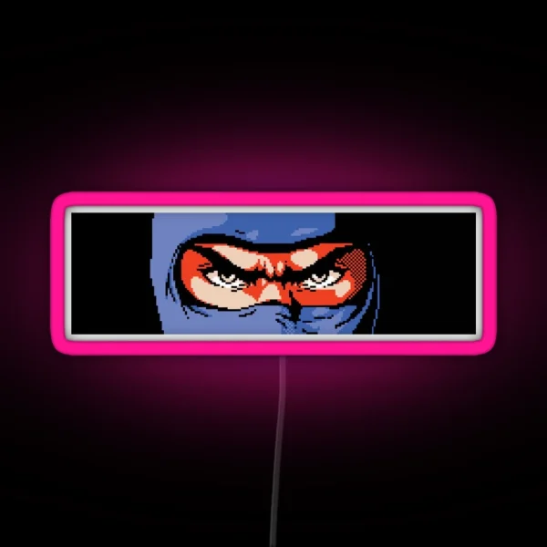 Ninja Gaiden Angry Ryu RGB Neon Sign