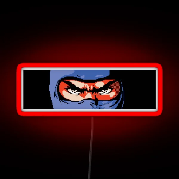 Ninja Gaiden Angry Ryu RGB Neon Sign