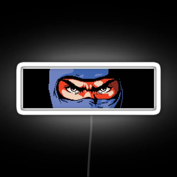 Ninja Gaiden Angry Ryu RGB Neon Sign