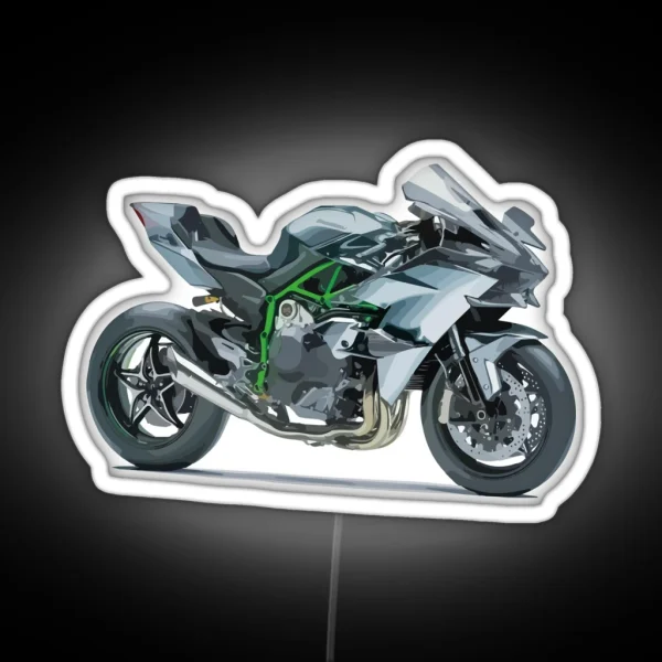 Ninja H2R Hiperbike RGB Neon Sign