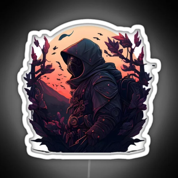 Ninja Of Dawn RGB Neon Sign
