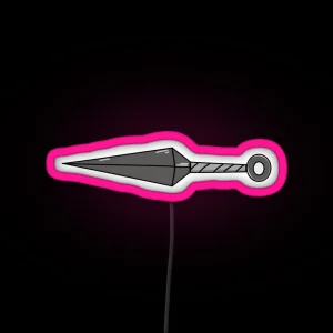 Ninja Throwing Knife RGB Neon Sign