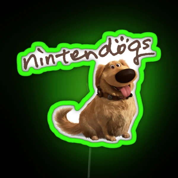 Nintendogs Dug RGB Neon Sign