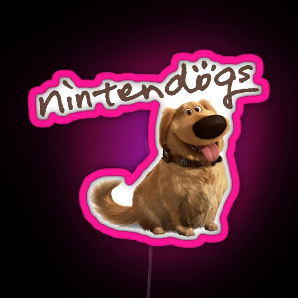 Nintendogs Dug RGB Neon Sign