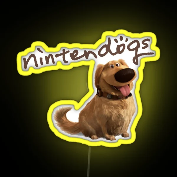 Nintendogs Dug RGB Neon Sign