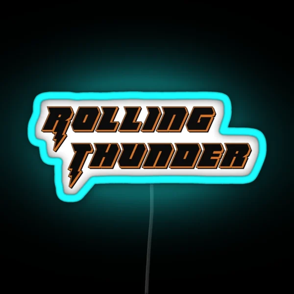 Nishinoya Rolling Thunder RGB Neon Sign