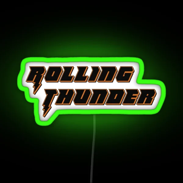Nishinoya Rolling Thunder RGB Neon Sign