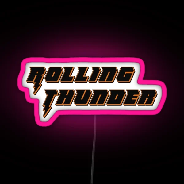 Nishinoya Rolling Thunder RGB Neon Sign
