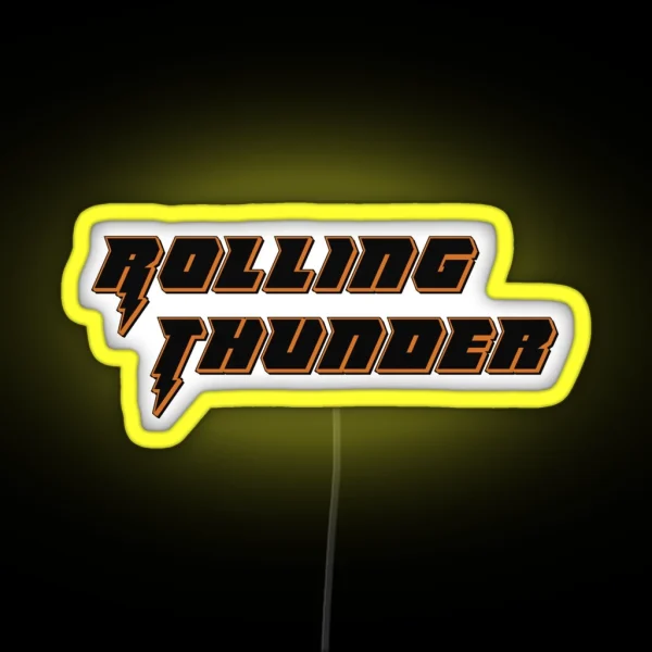 Nishinoya Rolling Thunder RGB Neon Sign