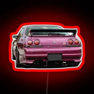 Nissan R33 GTR RGB Neon Sign