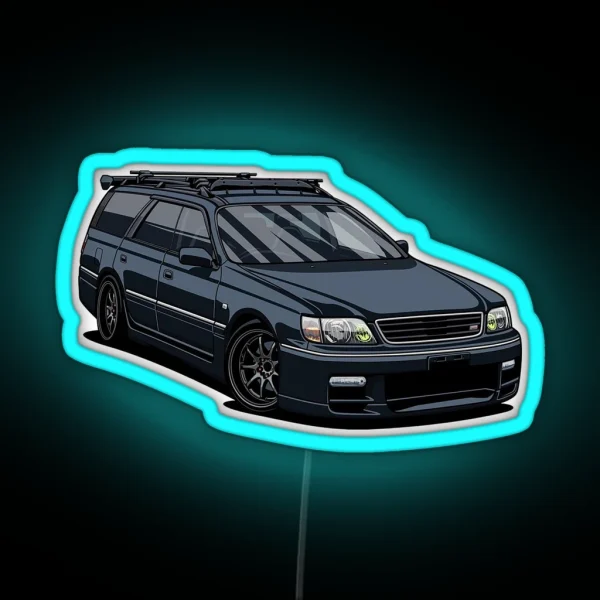 Nissan Stagea RGB Neon Sign