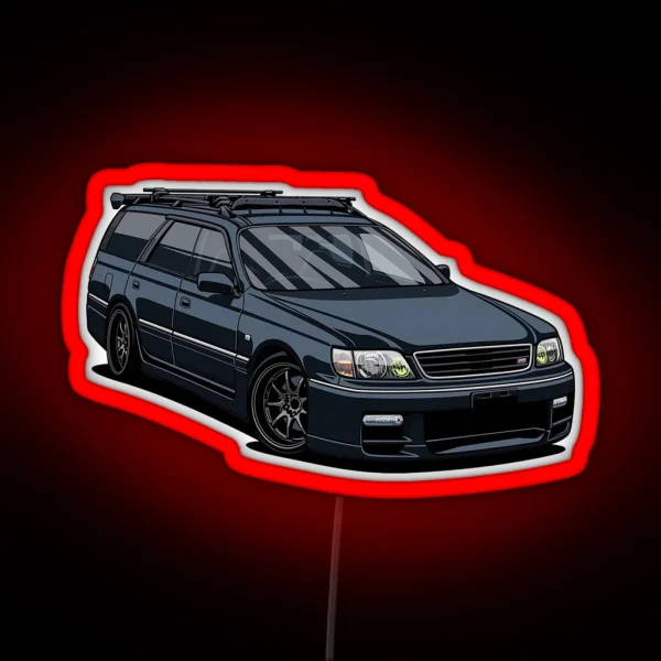 Nissan Stagea RGB Neon Sign