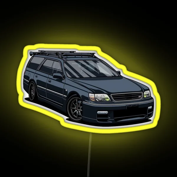Nissan Stagea RGB Neon Sign