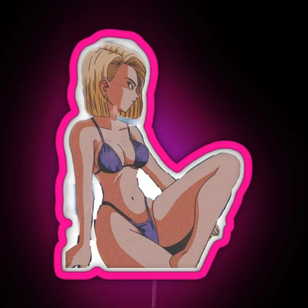 No 18 RGB Neon Sign