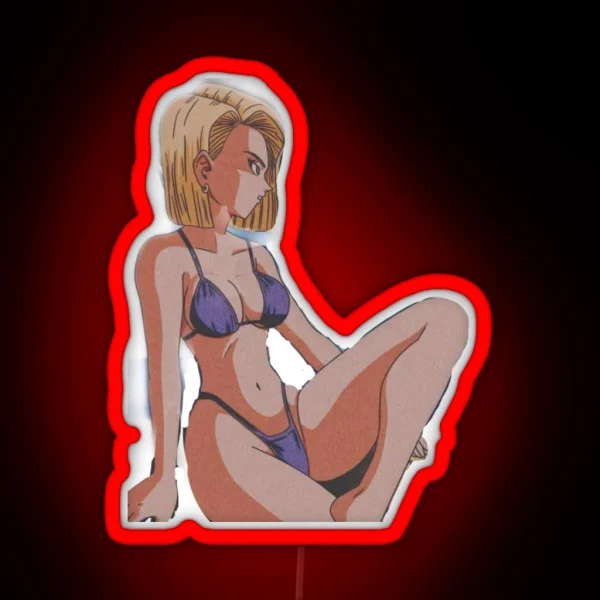 No 18 RGB Neon Sign
