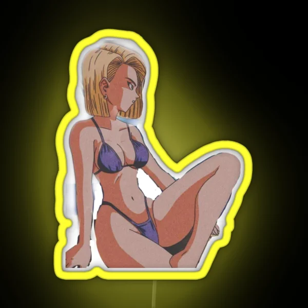 No 18 RGB Neon Sign