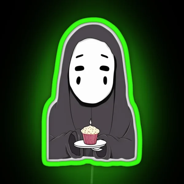 No Face From Spirited Away RGB Neon Sign