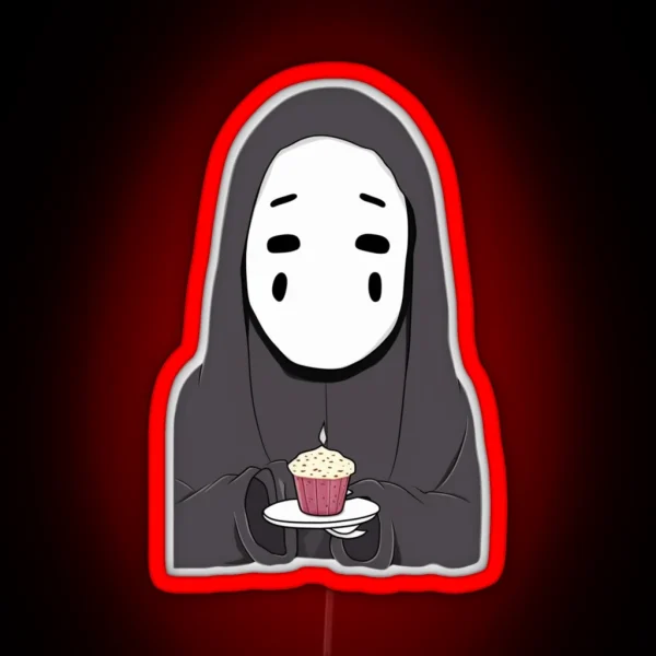 No Face From Spirited Away RGB Neon Sign