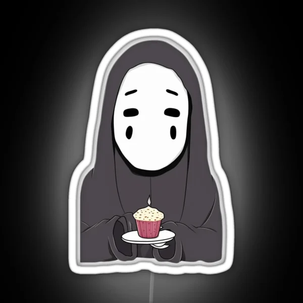 No Face From Spirited Away RGB Neon Sign