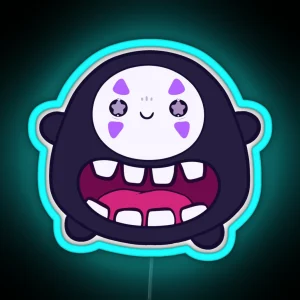 No Face Kaonashi Spirited Away Led RGB Neon Sign