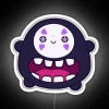 no-face kaonashi spirited away led rgb neon sign white