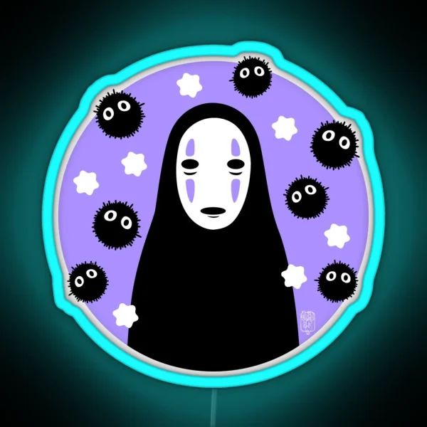 NO FACE RGB Neon Sign