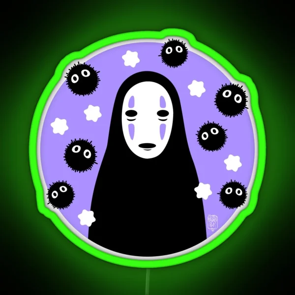 NO FACE RGB Neon Sign