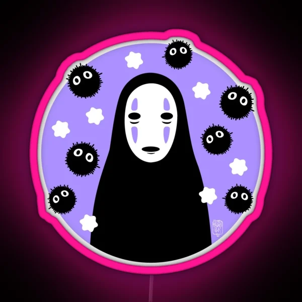 NO FACE RGB Neon Sign