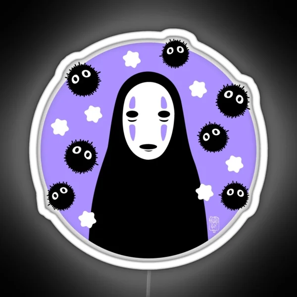 NO FACE RGB Neon Sign
