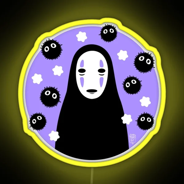 NO FACE RGB Neon Sign